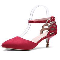 Women\'s Shoes Heels Spring Summer Fall Winter Platform Comfort Wedding Party Evening Casual Stiletto Heel Imitation PearlBlack
