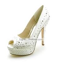 womens wedding shoes peep toe sandals wedding party evening wedding sh ...