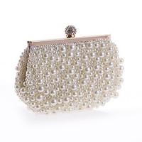 Women Imitation Pearl Formal Event/Party Wedding Shoulder Bag Clutch