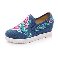 womens loafers slip ons spring summer fall winter comfort canvas outdo ...