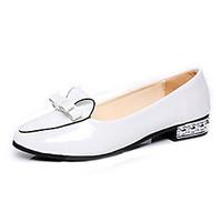 womens shoes patent leather comfort pointed toe flats office career ca ...