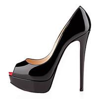 womens sexy high heels peep toe pumps party shoes