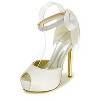 Women\'s Sandals Spring / Summer / Fall Peep Toe / Sandals Satin Wedding / Party Evening