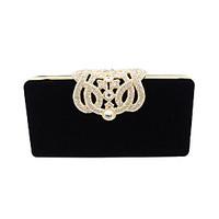 women velvet formal eventparty wedding evening bag