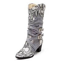 womens heels spring fall winterheels cowboy western boots snow boots r ...