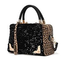 Women PU Tote Animal Print