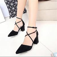 womens sandals summer slingback pu casual chunky heel block heel