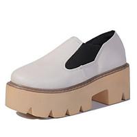 womens shoes fashion new platform comfort round toe all match loafers