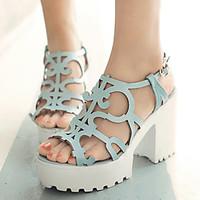 womens shoes chunky heelsplatformslingbackopen toe sandals party eveni ...