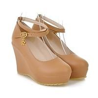 Women\'s Shoes Heel Wedges / Heels / Platform Heels Outdoor / Dress / Casual Black / Pink / Purple / White