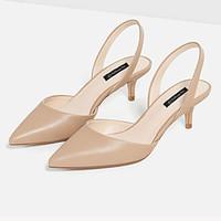 womens shoes microfibre low heel heels pointed toe closed toe sandals  ...