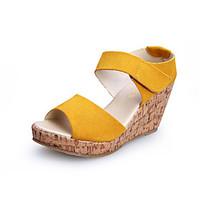 womens shoes wedge heel wedgesheelsplatformcomfortopen toe sandals cas ...