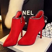 womens boots winter mary jane pu casual chunky heel