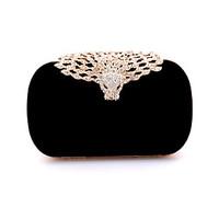 Women Velvet Formal / Event/Party / Wedding Evening Bag/Velvet Diamonds Bag/Purse/Clutch/Leopard/Handbags
