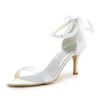 Women\'s Wedding Shoes Heels / Peep Toe / Pointed Toe Sandals Wedding / Party Evening / Dress White