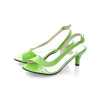 Women\'s Shoes Stiletto Heel Heels/Open Toe Sandals Dress Black/Blue/Yellow/Green/Pink/White