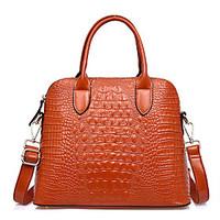 Women Cowhide Casual Tote