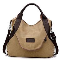 Women Canvas Casual / Outdoor / Shopping Shoulder Bag / Tote / Satchel / Travel Bag / Storage Bag Pink / Blue / Burgundy
