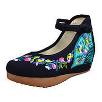 womens shoes canvas spring summer fall mary jane comfort flats casual  ...