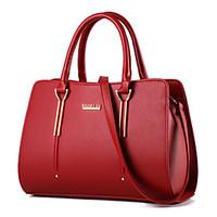 womens fashion classic pu leather shoulder baghandbag tote