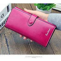 Women Cowhide Casual Wallet