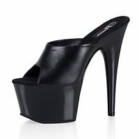 Women\'s Heels Summer / Fall Heels / Platform / Slippers Patent Leather / Party Evening /17cm Casual Stiletto Heel