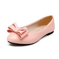 womens shoes patent leather flat heel round toe flats outdoor dress ca ...