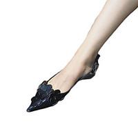 womens flats comfort pu spring casual comfort flat heel black gray blu ...