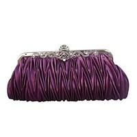 women satin wedding evening bag