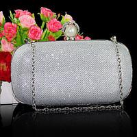 Women Satin Evening Bag Gold / Red / Silver / Gray / Black