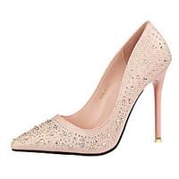 womens shoes pumps sweet elegant glitters stiletto heel comfort pointe ...