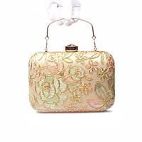 Women leatherette Formal / Event/Party / Wedding Evening Bag Luxury Lace Flower