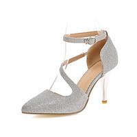 womens shoes stiletto heel heels pointed toe heels wedding dress silve ...