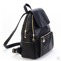 Women Pigskin Casual Backpack