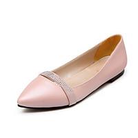 Women\'s Shoes Flat Heel Comfort / Pointed Toe Flats Outdoor / Office Career / Dress Black / Pink / Purple / Beige