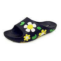 Women\'s Slippers Flip-Flops Sandals Comfort Novelty Customized Materials Leatherette Spring Summer Office Career Dress Casual Flower