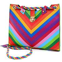 Women PU Sling Bag Shoulder Bag-Multi-color