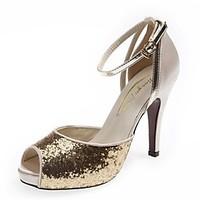 womens spring summer fall platform glitter wedding office career dress ...