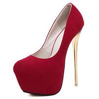 womens shoes fleece stiletto heel round toe heels party evening dress  ...