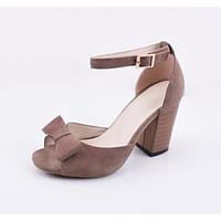 womens heels spring comfort pigskin suede nappa leather casual screen  ...