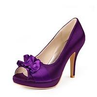 womens spring summer fall platform satin wedding stiletto heel platfor ...