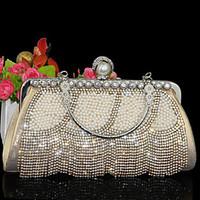 Women Other Leather Type Evening Bag Gold / Silver