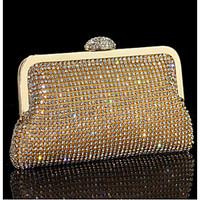 Women Other Leather Type Evening Bag Gold / Silver / Black