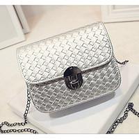 Women PU Shoulder Bag White / Gold / Silver / Black