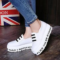 womens shoes canvas platform round toe loafers outdoor athletic dress  ...