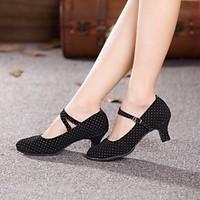 womens dance shoes modern sandals cuban heel black