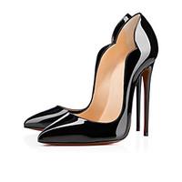 Women\'s Heels Spring Summer Fall Patent Leather Office Career Casual Party Evening Stiletto Heel Black