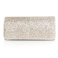 Women leatherette Event/Party Evening Bag Gold Silver Black