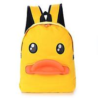 Women Canvas Three-dimensional Personality Yellow Duck Sports Casual Outdoor Backpack Leisure Travel School Bag