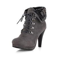 Women\'s Shoes Fall / Winter Heels / Platform / Riding Boots / Fashion Boots Boots Outdoor / Casual/10-6